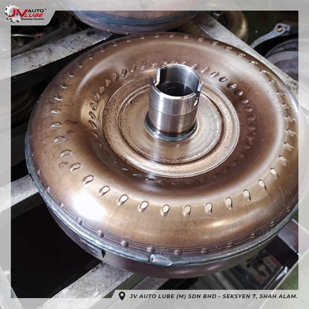 Kesan negatif pada gearbox bila torque converter clutch bermasalah