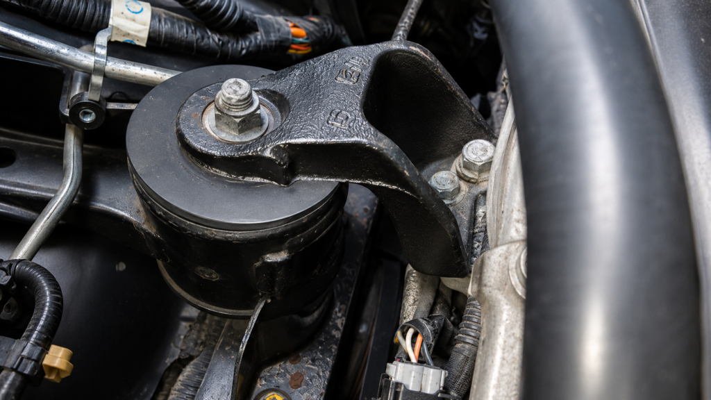 Engine mounting yang haus atau rosak boleh menyebabkan getaran dan sentapan pada kereta auto