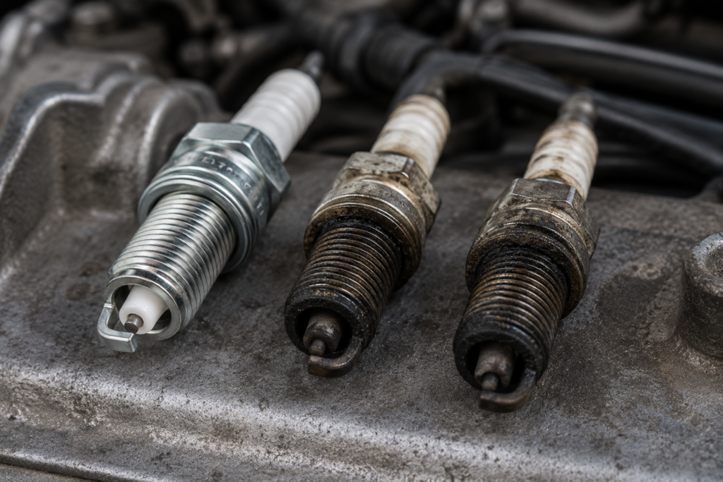 Spark plug haus yang boleh menyebabkan kereta semput ketika memecut
